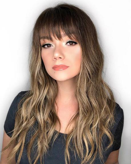 best-bangs-for-long-hair-23_15 Best bangs for long hair