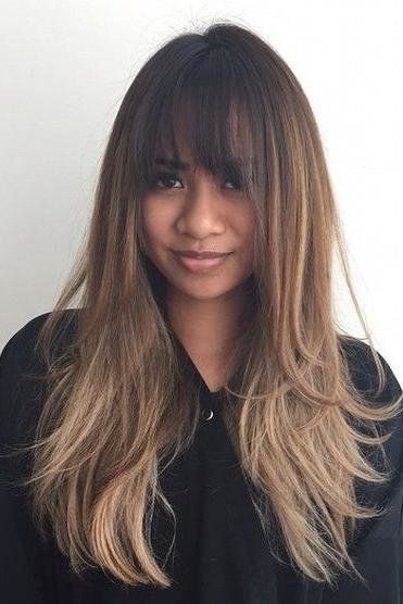 best-haircut-for-long-hair-with-bangs-75_12 Best haircut for long hair with bangs