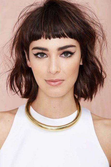 short-bangs-hairstyles-with-long-hair-19_11 Short bangs hairstyles with long hair