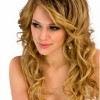 Curly hairstyle long hair