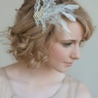 Short curly wedding hairstyles