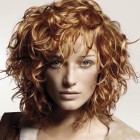 Trendy short curly hairstyles