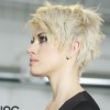 Cropped pixie hairstyles
