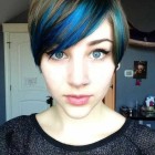 Pixie cut with color