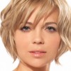 Short hairstyles round face