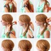 3 hairstyles fishtail ponytail & bun