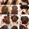 Cute easy updos for long thick hair