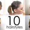 Easy everyday hairstyles for layered hair