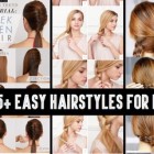 Hairstyles easy for long hair