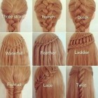 Cool plaits for long hair