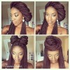 Cute updos for braids