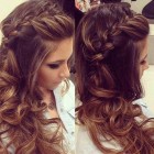 Hairdos with braids for long hair