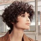 Short hair for women with curly hair