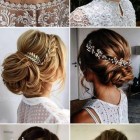 Simple bridal hairstyles for medium length hair