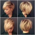 Trendy short haircuts for round faces