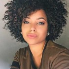 Very short natural curly hairstyles