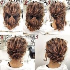 Easy updos for mid length hair