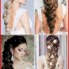 Long hairstyle for wedding party