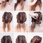 Easy to make hairstyles for medium hair at home