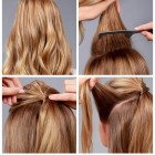 Quick hairstyles for long wavy hair