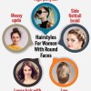 Suit hairstyle for round face