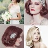 Vintage hairstyles for short hair wedding