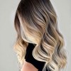 Blonde colour highlights