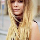 Long layers with bangs
