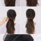 Self making hairstyle