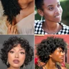 Black short curly hairstyles 2024