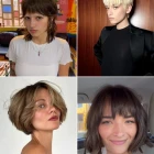 Short haircuts with bangs 2024